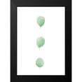 thumbnail image 2 of Uppsala Studio 14x18 Black Modern Framed Museum Art Print Titled - Birch Leaves in Row, 2 of 5