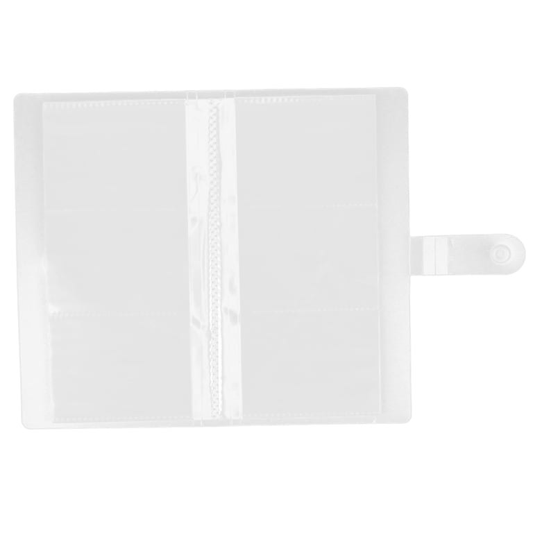 credit card organizer binder Personal 3 Slot Vinyl Pocket