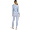 thumbnail image 3 of Ambiance Women's Juniors Zipper Hoodie and Joggers, Sweat Set (Large, Blue), 3 of 3