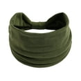 thumbnail image 2 of pxiakgy headbands for women elastic hair elastic headband running wicking yoga nonslip headband sports headband headband exercise ladies knotted wide hijab headband heardband w + one size, 2 of 3