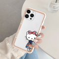 thumbnail image 1 of Phone Case for For Apple iphone 14 Pro Max 14 Plus Girls Anti-drop Cartoon Cinnamoroll Kuromi Hello Kitty Silicone Siling Cover ZR, 1 of 7