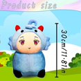 thumbnail image 2 of Ganyu Cocogoat Peluche Almohada YONGSHENG 11.8' Azul, 2 of 5