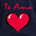 thumbnail image 3 of CafePress - Te Amo Women's Long Sleeve Dark T Shirt - Women's Long Sleeve Graphic Tee Casual Fit, 3 of 4
