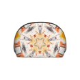 thumbnail image 7 of YFYANG 2 Piece Women's Portable Makeup Bags, Kaleidoscope Watercolor Pattern Clutch Travel Toilet Bags Cosmetic Organizer, 7 of 7