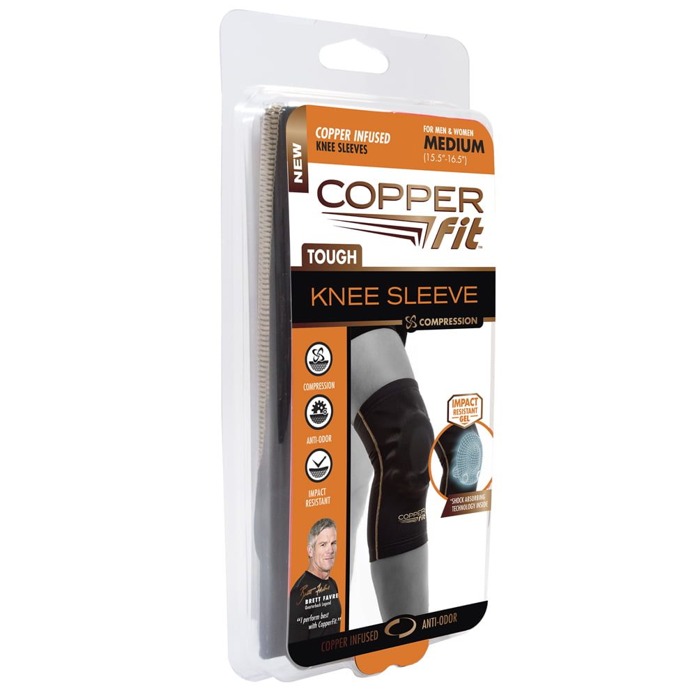 Copper Fit Pro Series Compression Knee Sleeve Black Medium 1119 New Open Box 