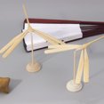 thumbnail image 4 of Fairnull Bamboo Dragonfly Toy Thicken Wooden Base Handmade Unfinished Copter Toys Art Decor Handicrafts Balance Wooden Bamboo Dragonfly Model Home Decor, 4 of 10