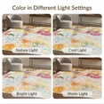 thumbnail image 7 of ODIKA 4'x6' Vibrant Multicolor Abstract Design Washable Area Rug Dynamic Impressionist Style with Pixel Motif Non-Slip, Chair-Friendly, Flatwoven for Home Office, Under Desk, 7 of 7