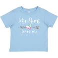 thumbnail image 3 of Inktastic My Aunt Loves Me- Heart Boys or Girls Baby T-Shirt, 3 of 5