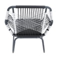 thumbnail image 5 of Woven Rope Club Chairs with Comfortable Seats / Perfect for Outdoor Leisure, 5 of 6