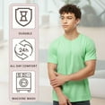 thumbnail image 7 of Tultex Men's Fine Jersey T-Shirt, Assorted Short Sleeve T-Shirts 100% Ring-Spun USA Cotton Bulk Tee, Mix Tees (Dark Color 9 Pack, 4XL), 7 of 7