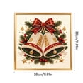thumbnail image 2 of Framed Christmas DIY Diamond Painting Art Kit Pearl Rhinestone Craft Set for Adults Holiday Party Wall Decoration Handmade Festive Gift 20x20cm, 2 of 4