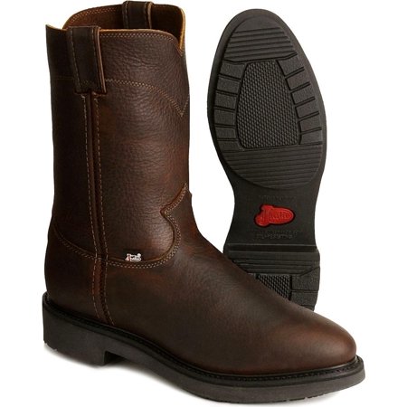 Justin Boots Justin Work Boots Mens Double Comfort Round Toe St