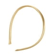 thumbnail image 4 of 1 Pc Classic Elegant Fabric Fine Hairband for Women for Girls 5.31"x4.53" Gold Tone, 4 of 4