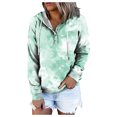 thumbnail image 1 of Gibobby Sudadera de mujer, Sudadera de Manga Larga con Capucha para Mujer, de Gran tamaño, con Bolsillo(Verde,M), 1 of 5