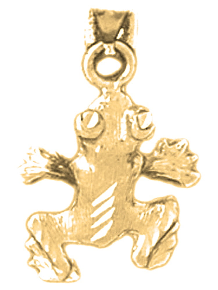 Jewels Obsession Silver Sold House Pendant 14K Yellow Gold-plated 925 Silver Sold House Pendant