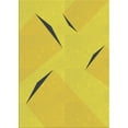 thumbnail image 1 of Ahgly Company Indoor Rectangle Patterned Yellow Novelty Area Rugs, 8' x 10', 1 of 6