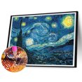 thumbnail image 3 of Cuadros Decorativos Van Gogh Starry Sky 5D DIY Diamond Painting Kits Full Round Drill Wall Art Decor Ndcxsfigh Nuevos Originales, 3 of 8