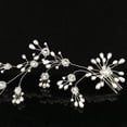 thumbnail image 2 of Venda Tiara De Nupcial Decoración De cabellero De Novias Flor De Artificial jinwen Peine de pelo nupcial, 2 of 8