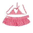 thumbnail image 5 of BaiTrend Dog Bikini Swimsuit Summer Puppy Bathing Dress Beach Clothes Cat Costume for Puppy Dog Cat M Pink Polka dots, 5 of 5