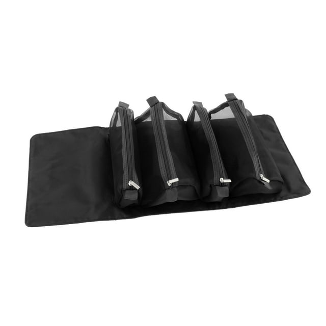 Bolsa De Maquillaje Zulema Plegable Colgante Negro Estuche De Maquillaje Colgante