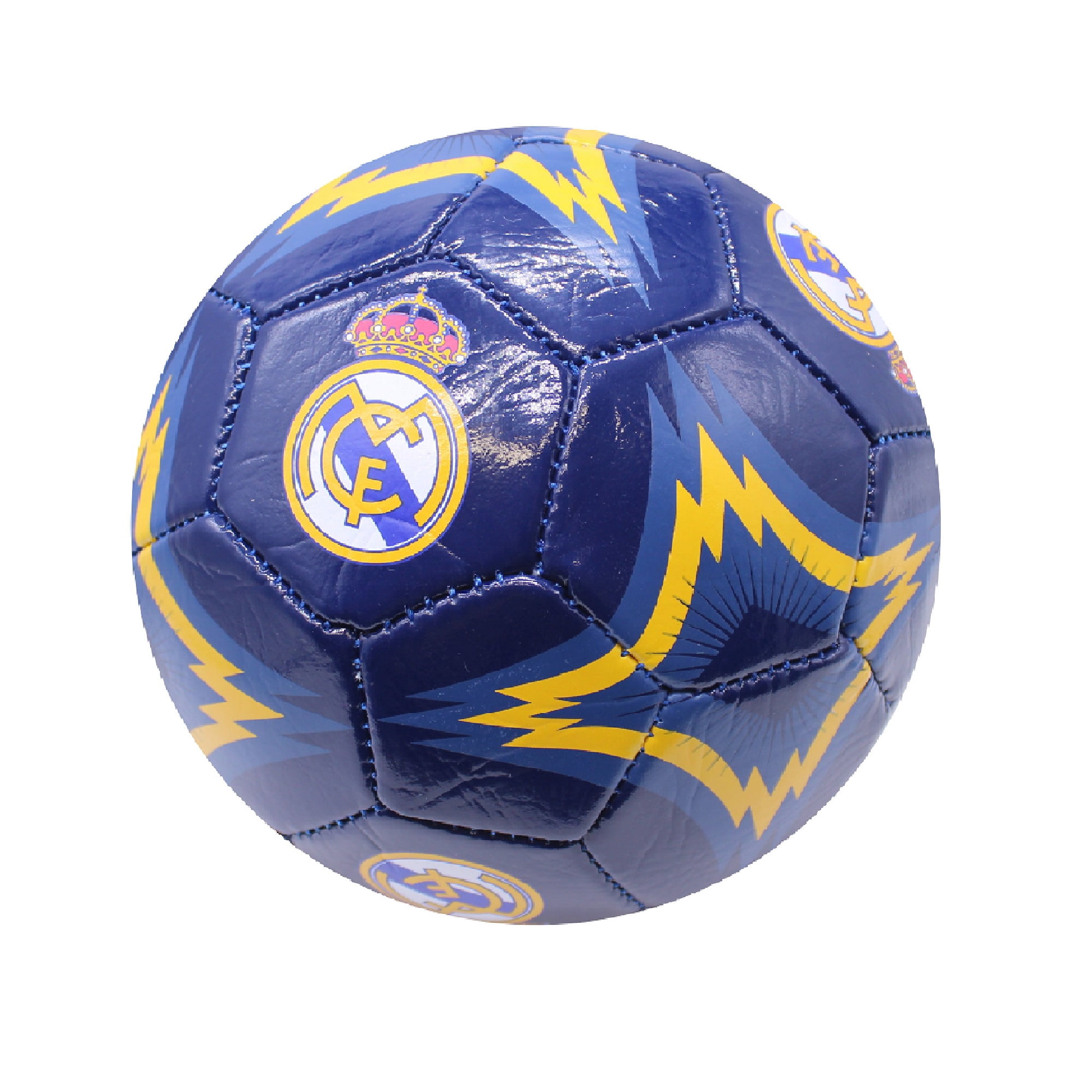Icon Sports Real Madrid Soccer Ball Official Licensed Navy Size 2 [Kaleidoscope Design]