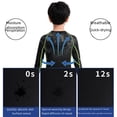 thumbnail image 5 of Ropa ajustada para niños Ropa de entrenamiento Ropa de secado rápido para niños Ropa de fitness Otoño e invierno Baloncesto Fútbol Traje de baño Traje deportivo, 5 of 5
