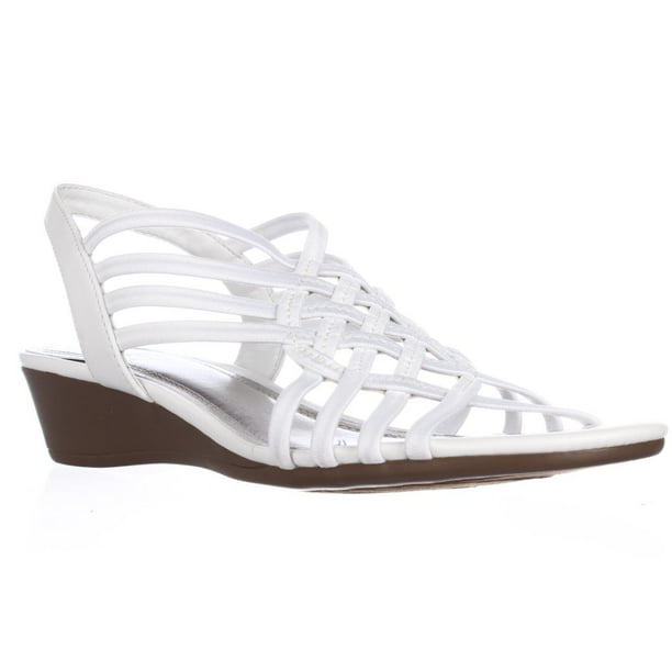 Impo Womens Impo Refresh Elastic Strap Low Wedge