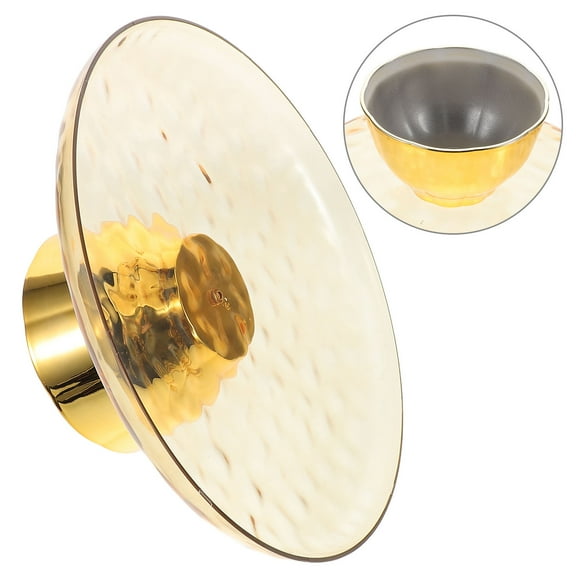 Hemoton Footed Cake Stand Round Vintage Cake Plate Serving Platter Cupcakes Serving Tray Cookies Plate Dessert Display Stand For Parties Weddings