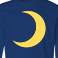 thumbnail image 4 of Inktastic Cute Yellow Moon Long Sleeve Youth T-Shirt, 4 of 5