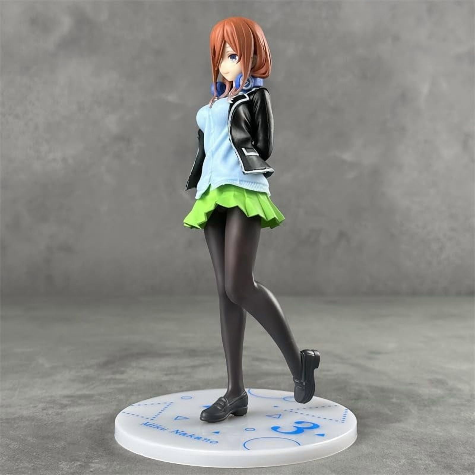 Newly Nakano Figure Standing Uniform Headset Nakano Action Figure 21cm/8.3inchPVC Handmade Anime Statue Model Decoration Gifts