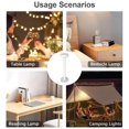 thumbnail image 3 of Portable LED Desk Lamp, 360 Degree Lighting Minimalism Style Touch Control Cordless LED Desk Lamp  For Restaurant For Bedroom, 3 of 8