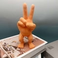 thumbnail image 2 of Jierger Creative Abstract Hand Figurine with Base, Modern Resin Sculpture for Office Desk, Bookshelf, Living Room and Bedroom, Stylish Gift for Holiday and Anniversary, 2 of 9