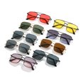 thumbnail image 3 of Retro Metal Frame Sunglasses For Cycling And Stage Performance With Ocean Lens Design Glasses For Outdoors Use, 3 of 3