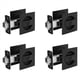thumbnail image 1 of 4X Cerradura para Puerta de Bolsillo, Herrajes para Puerta de Bolsillo Cuadrados de Privacidad ContemporáNeos en Negro Mate, Cerradura para Puerta de Bolsillo Corrediza Negra, 1 of 4