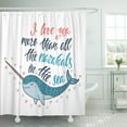 thumbnail image 1 of ABPHQTO Te amo más que todos los Narwhals Cortina de ducha de poliéster 152x180 cm ABPHQTO PKNMT60x72Shower-2500, 1 of 2