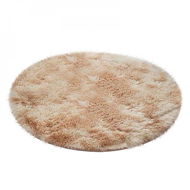 Fluffy Colorful Shag Area Rug Plush Carpet For Kids Girls Living Room Bedroom Decor Multicolor Area Rug () Gradient Rainbow