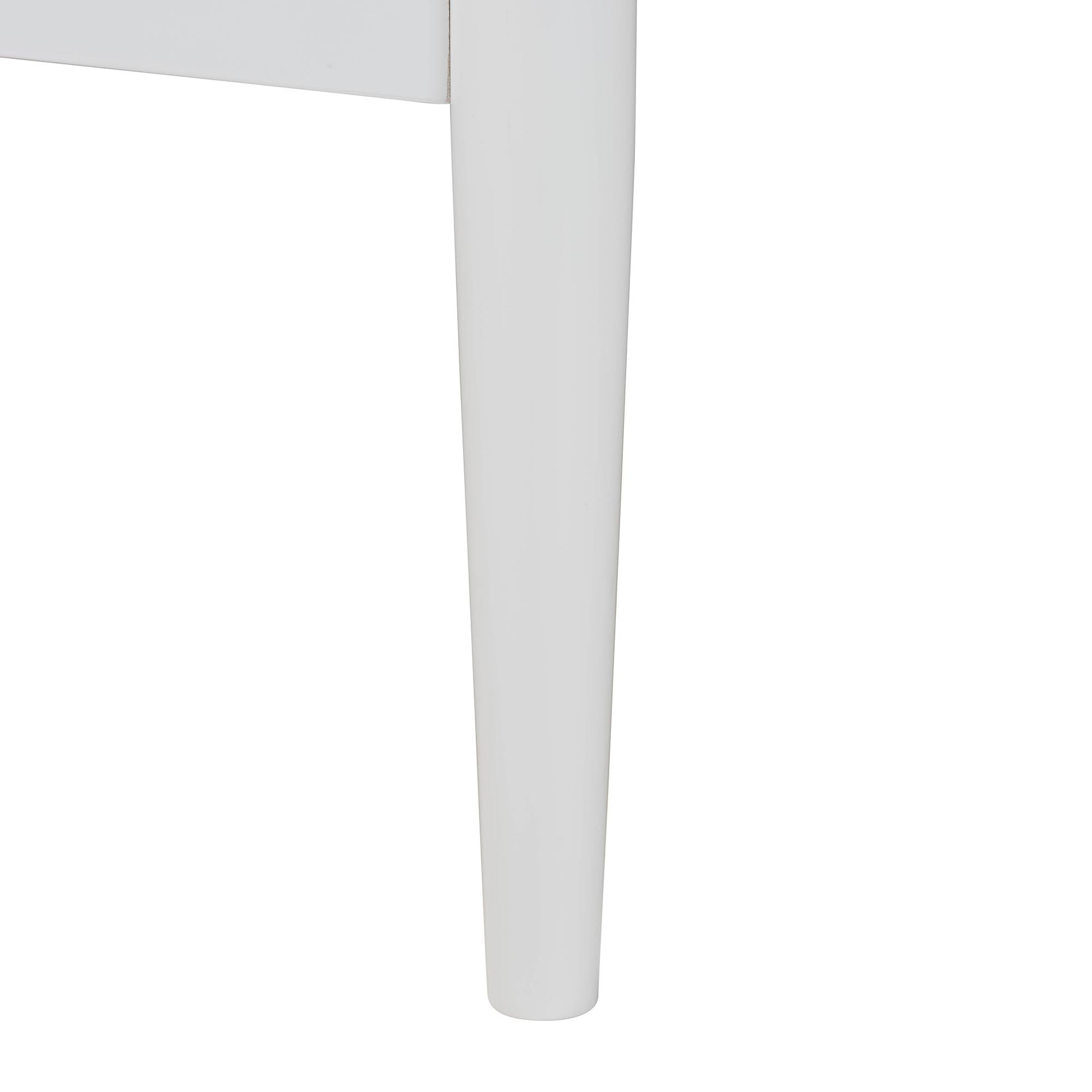 Baxton Studio Louetta Coastal Platform bed, Queen, White