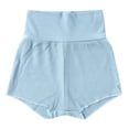 thumbnail image 4 of xiaxaixu Solid Color Short Sleeve Round Neck Pullover + High Waisted Pants, 4 of 5