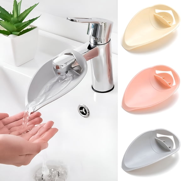 BPPEG 3Pcs Faucet Extender for Toddlers,Splash-Proof Sink Extender for Toddlers,Bathroom & Kitchen Faucet Extender for Easy Children'S Hand Washing and Tooth Brushing