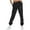 Black#5, variant on LEBONYARD Clearance Pants for Women under $10,Women Casual Trousers and Trousers Plus Velvet Running Fitness Sports Pants Black S