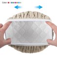 thumbnail image 4 of Uxcell Stool Covers Round, Elastic Bar Stool Covers Washable Stool Slipcover Bar Chair Seat Covers for 10-13 Inch Khaki 2, 4 of 7