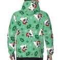 thumbnail image 7 of Salouo Christmas French Bulldog Pattern Men's Fall Hoodie Sweatshirt,Sport Hoodie with Pockets for Men Pullover Casual Hooded Sweatshirt-Large, 7 of 7