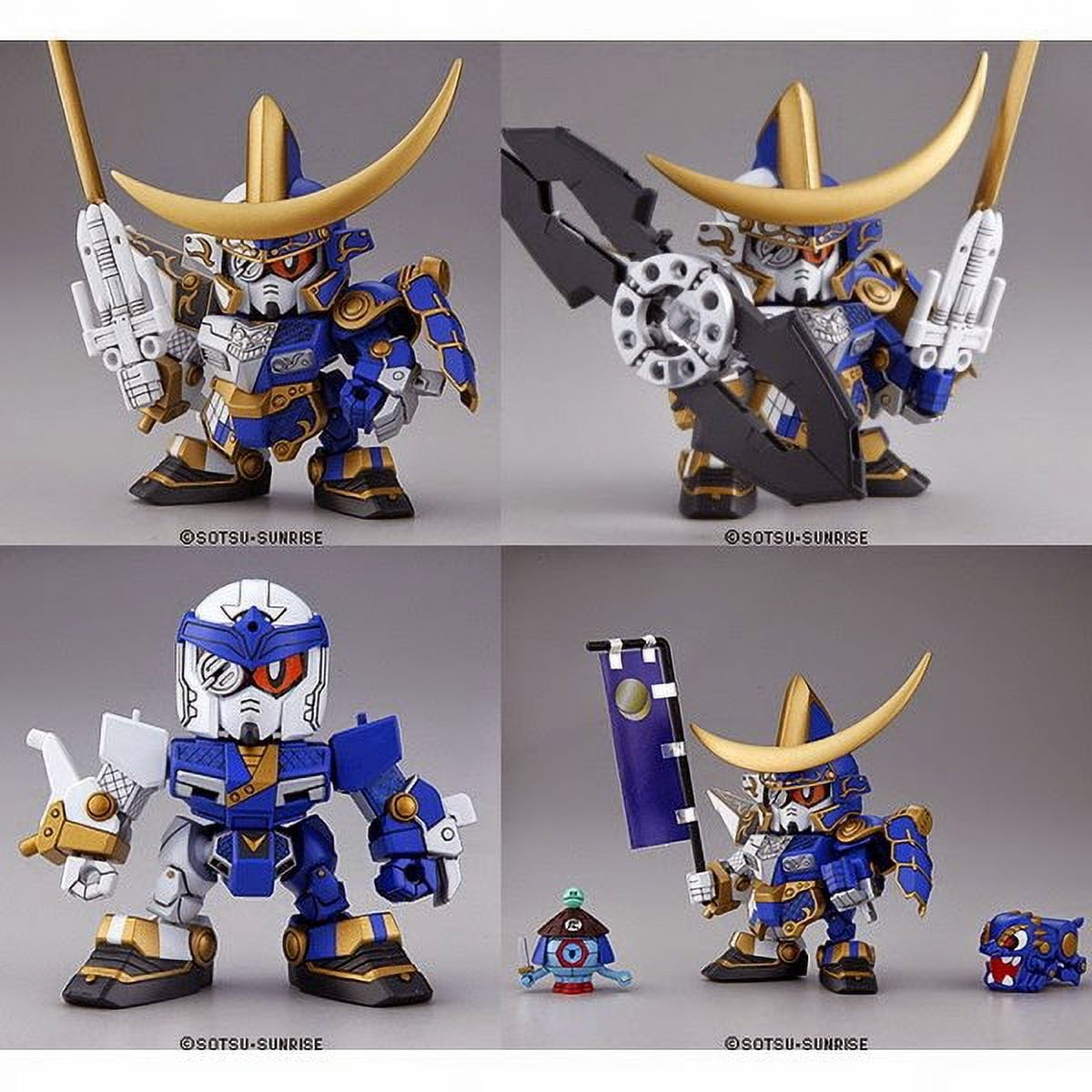 Bandai 2076718 BB SD #350 Date Masamune Gundam "Senshi Sangokuden" Figure