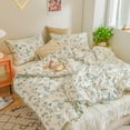 thumbnail image 5 of Move Over Flowers Pom Poms Bedding Sets Queen Ball Fringe Pattern Microfiber Duvet Cover Set No Filling, 5 of 9