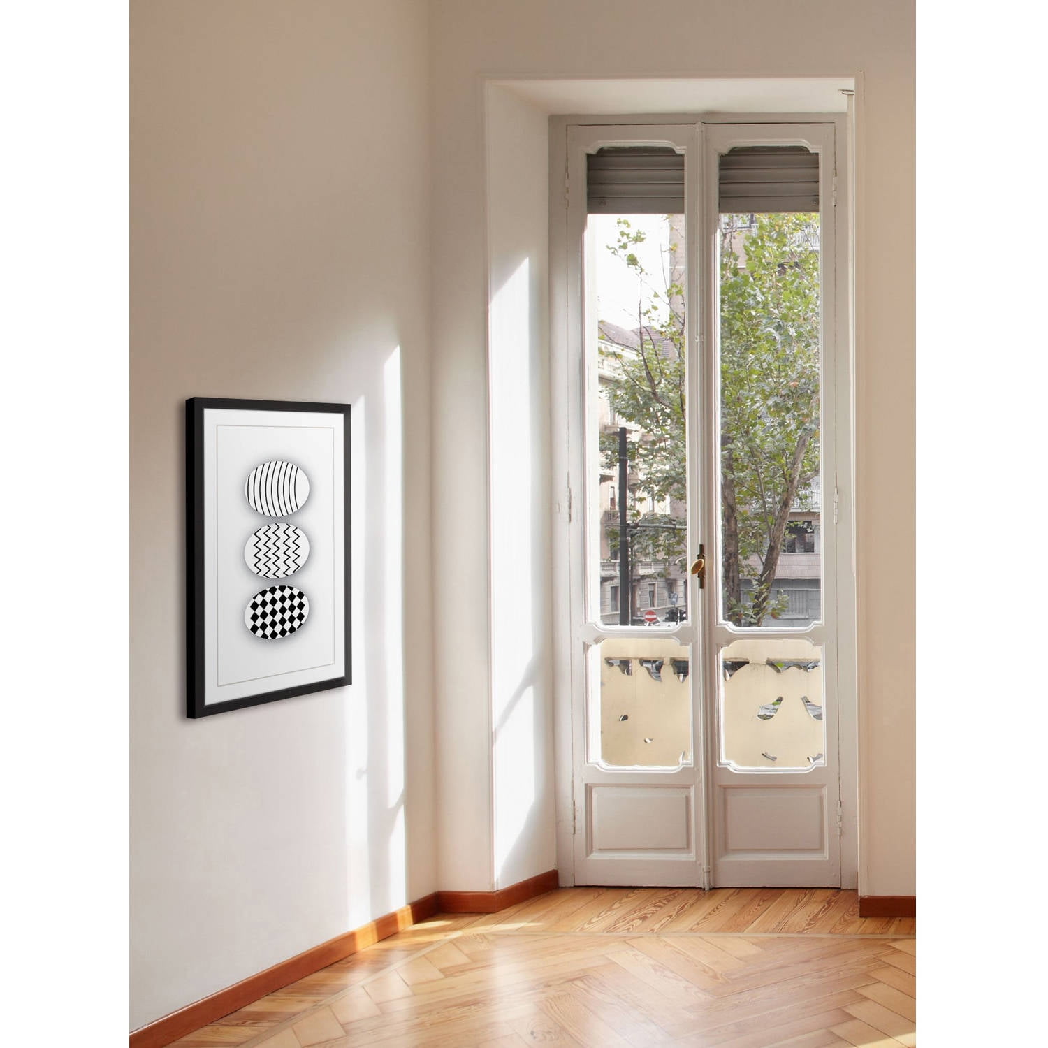 Marmont Hill "Patterned Eggs" by Katarina Snygg Framed Painting Print