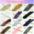 thumbnail image 4 of Qissep 12 Colors 48 inch Glitter Hair Tinsel Kit,Tinsel Hair Extensions with Tools,for Women Hair Accessories  ﻿, 4 of 9