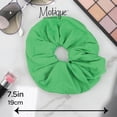 thumbnail image 5 of Jumbo Cotton Scrunchie - Green, 5 of 5