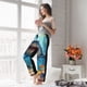 thumbnail image 5 of Fotbe Colorful Underwater Shark Pantalones de Pijama para Mujer, Pantalones de Dormir, Pantalones Pj con Cordón y Bolsillos-Medium, 5 of 6