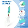 thumbnail image 3 of Uxcell 10Pcs 1/5 oz Metal Fishing Spoons Fishing Lures Casting Spoon Multicolor, 3 of 5