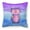 Pink & Purple, variant on Brown Owl Watercolor Fabric Decorative Pillow